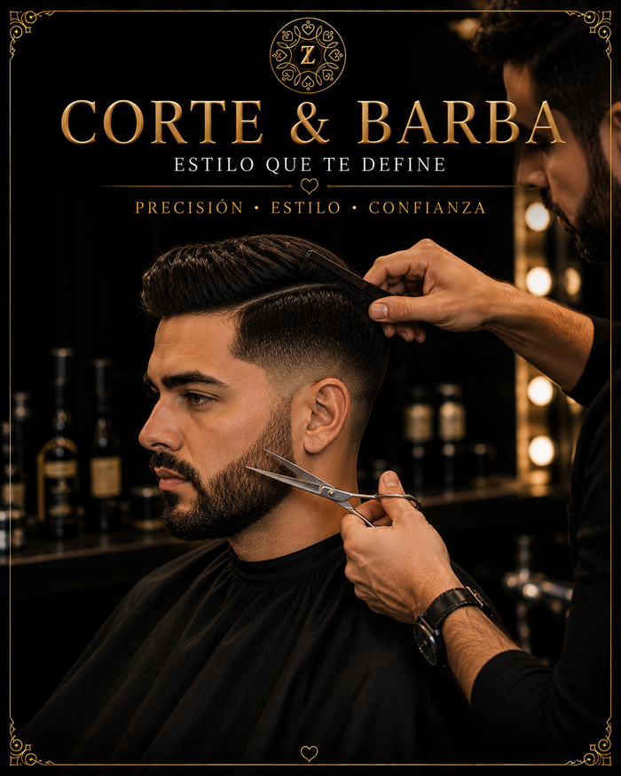 Corte y barba